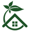 House with leaves icon
